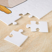 Puzzle Pingouin as Painter with Paint brush & Colour (Côté)