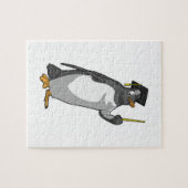 Puzzle Pingouin as Teacher with Pointer (Horizontal)
