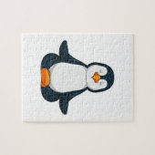 Puzzle Pingouin au Yoga Fitness en Assis (Horizontal)