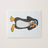 Puzzle Pingouin avec lunettes (Horizontal)