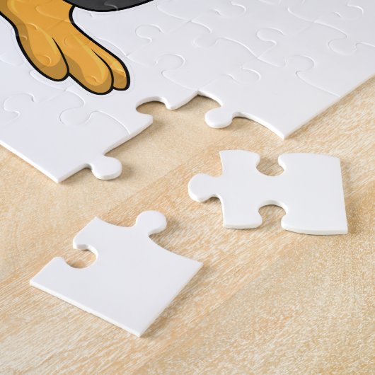 Puzzle Pingouin avec lunettes (Côté)