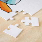 Puzzle Pingouin comme docteur avec plâtre (Côté)