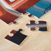 Puzzle Pingouin D'Été Au Stand De Crème De Glace (Côté)