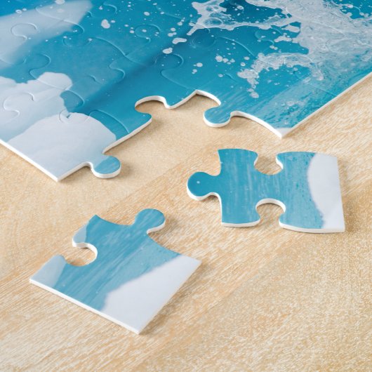 Puzzle Pingouin doux, Pygoscelis Papouasie, sauter (Côté)