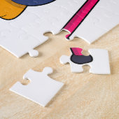 Puzzle Pingouin en Groom avec Cravate (Côté)