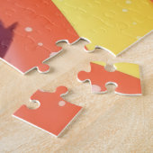 Puzzle Pingouin joue sur une diapositive (Côté)