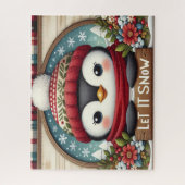 Puzzle Pingouin Qu'il neige (Vertical)