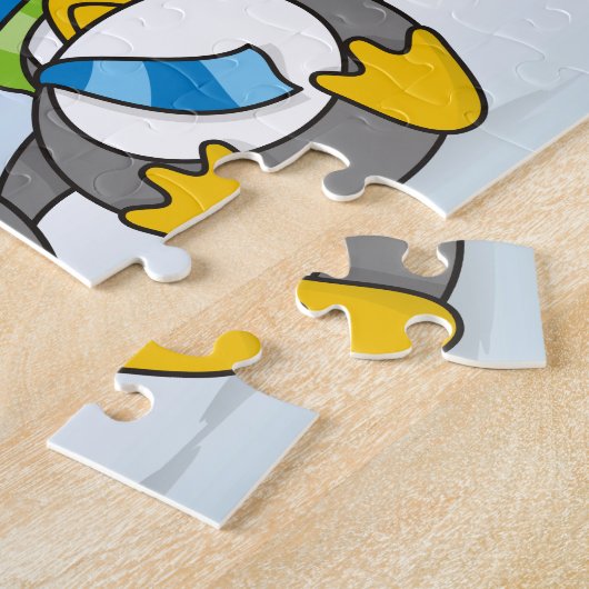 Puzzle Pingouins à neige (Côté)