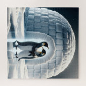 Puzzle Pingouins Dansant Lente Par Igloo (Horizontal)