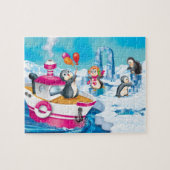 Puzzle pingouins en Antarctique (Horizontal)