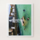 Puzzle Pingouins et fontaines (Vertical)