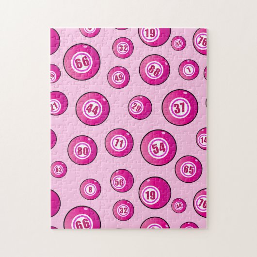 Puzzle Pink Bingo Balls Amusant (Vertical)