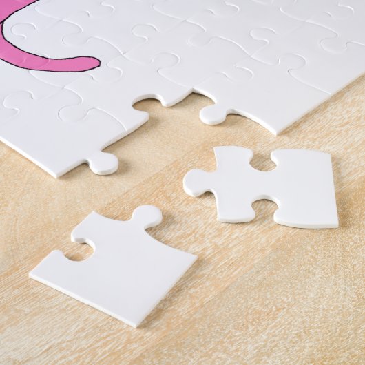 Puzzle pink catgirl     (Côté)