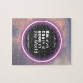 Puzzle Pink Clouds Quote (Horizontal)