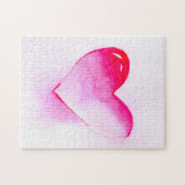 Puzzle Pink coeur pop art valentine (Horizontal)