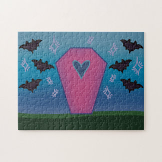 Puzzle Pink Coffin