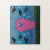 Puzzle Pink Coffin (Vertical)