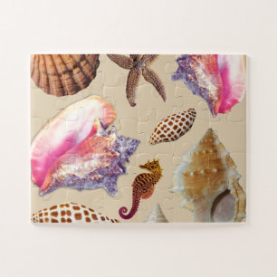 Puzzle Pink Conch Junonia Seahorse Enfants