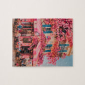 Puzzle Pink Flower Café Puzzle–Blooming Paradise in Pink (Horizontal)