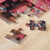 Puzzle Pink Flower Café Puzzle–Blooming Paradise in Pink (Côté)