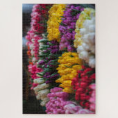 Puzzle Pink jaune blanc rouge Tulip Floral (Vertical)