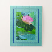 Puzzle Pink Lotus (Vertical)