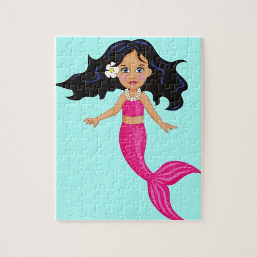 Puzzle Pink Mermaid (Vertical)