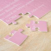 Puzzle Pink Mom Definition Citation photo Collage (Côté)