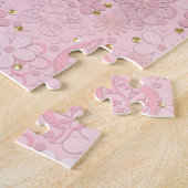 Puzzle Pink paper flowers (Côté)