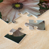 Puzzle Pink Poppies and Snapdragon Blooms (Côté)