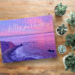 Puzzle Pink Purple Ocean Beach Sunset Suivez votre coeur<br><div class="desc">"Suivez votre coeur." C’est le message de ce superbe puzzle photographique chic et motivant, rose et violet, d’une splendide lumière douce, Palos Verdes, Californie, coucher de soleil sur l’océan. Ça fait un grand cadeau ! Vient dans une boîte cadeau spéciale. Vous pouvez facilement personnaliser ce puzzle. S'il vous plaît, envoyez-moi...</div>