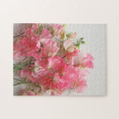 Puzzle Pink sweet pea bouquet (Horizontal)