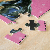 PUZZLE PINK YORKIE POO (Côté)