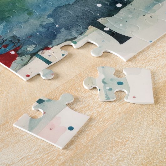 Puzzle Pins colorés Noël (Côté)