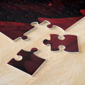 Puzzle Pins et neige pour couples de chouettes (Côté)