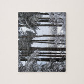 Puzzle Pins neigeux en bleu clair (Vertical)