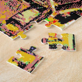 Puzzle Pinto Amish Horse 8 bits Art (Côté)