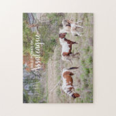 Puzzle Pinto et Peindre les Ponies sauvages d'Assateague (Vertical)