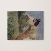 Puzzle Pinto Horse Grunge (Horizontal)