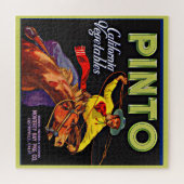 Puzzle Pinto vegetable crate label  (Horizontal)