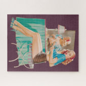 Puzzle Pinup Girl Se vêtir (Horizontal)