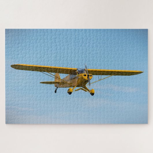 Puzzle Piper Cub - Aéronef léger classique avec hélice (Horizontal)