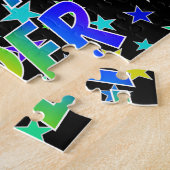 Puzzle "PIPER" Prénom, Amusant "HEUREUX ANNIVERSAIRE" (Côté)
