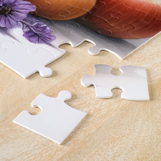 Puzzle Pique-nique Fleur sauvage Poméranien Chien Chien C (Côté)