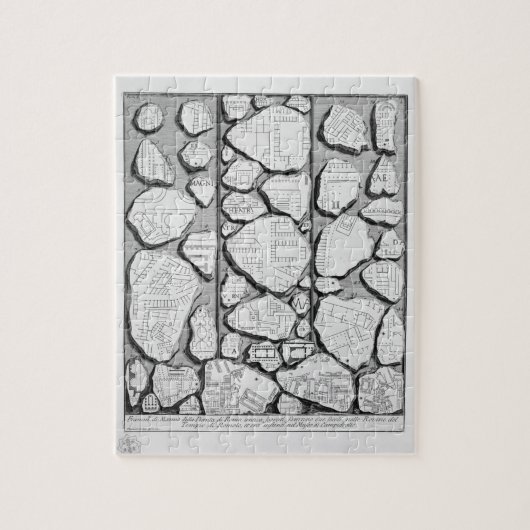 Puzzle Piranesi-Carte de Giovanni de Rome&Forma antique (Vertical)