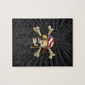 Puzzle Pirate crâne et os croisés (Horizontal)