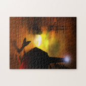Puzzle Pirate Ship, Lighthouse and Whale's Tail (Horizontal)