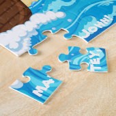 Puzzle pirates des Caraïbes, bateau pirate, île au trésor (Côté)