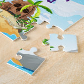 Puzzle pirates des Caraïbes, île au trésor, et trésor, (Côté)