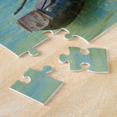 Puzzle Pirogue à balancier dans un océan peu profond (Côté)
